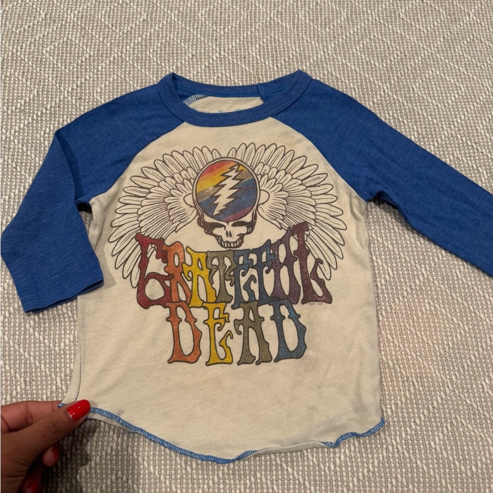 Rowdy Sprout Grateful Dead Kids Raglan